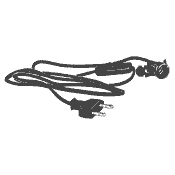 Six-Foot Black Cord 220 Volt (Acrylic)