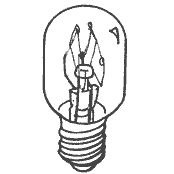 Bulb 7 Watt 220 Volt (Acrylic)