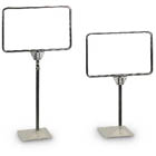 Counter Top Pedestal Sign Holders