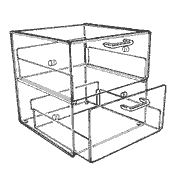 Stackable Drawer Cabinet (Acrylic)