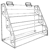 Racks With Angled Shelves